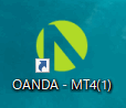 OANDAのMT4デスクトップのショートカットアイコンの名前変更